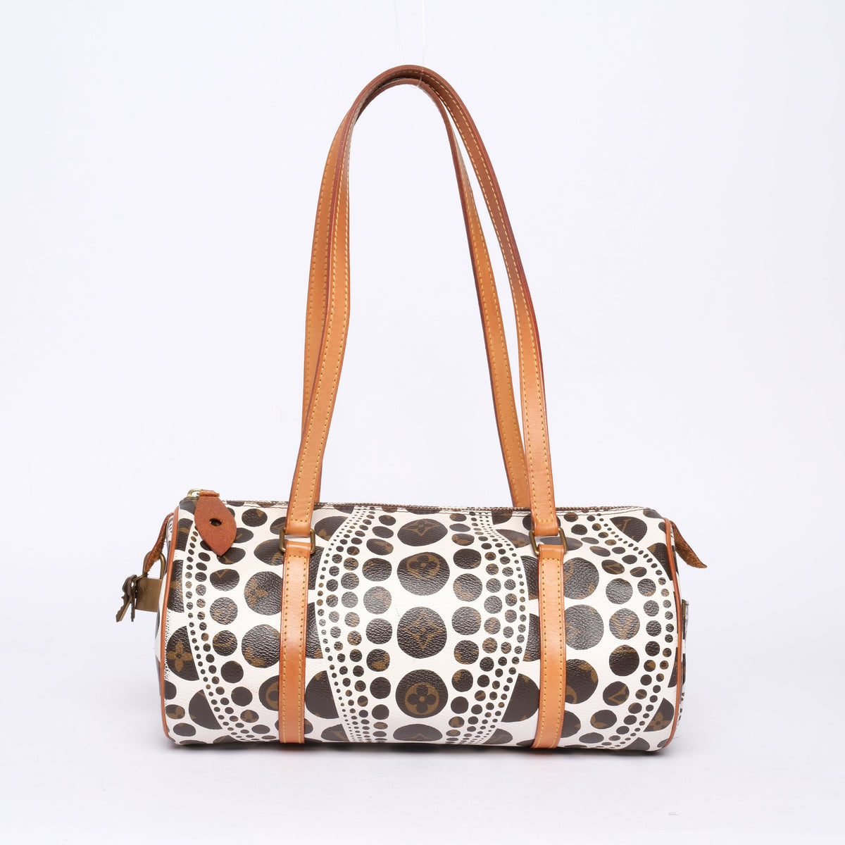 Louis Vuitton x Yayoi Kusama White Dot Papillon Shoulder Bag