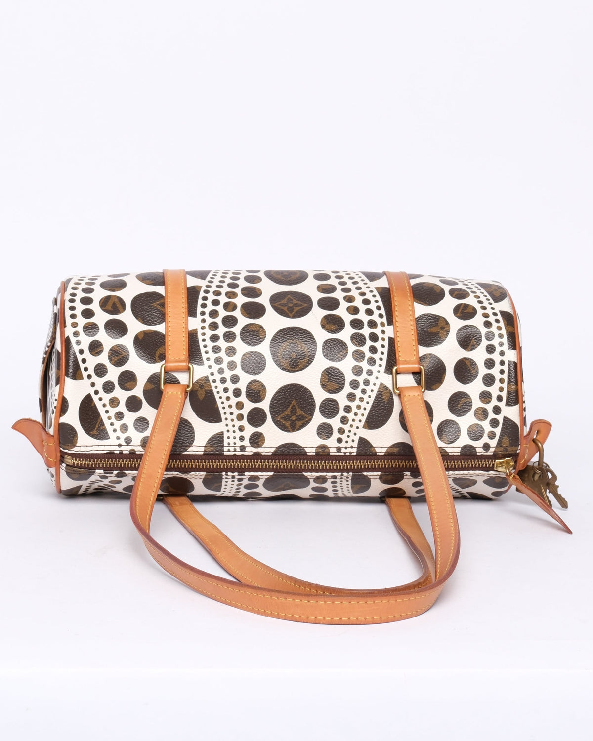 Louis Vuitton x Yayoi Kusama White Dot Papillon Shoulder Bag