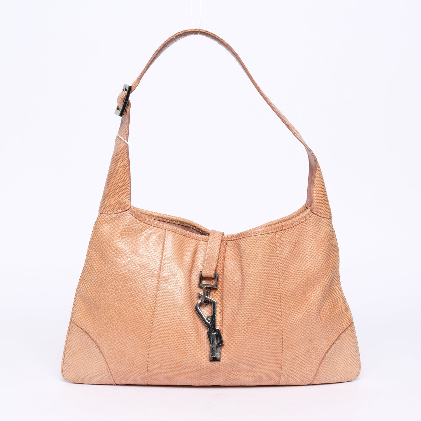 Gucci Lizard Beige Shoulder Bag