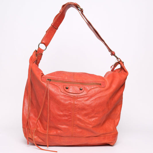 Balenciaga Orange Leather "Day" City Bag