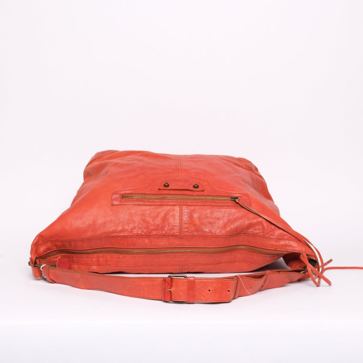 Balenciaga Orange Leather "Day" City Bag