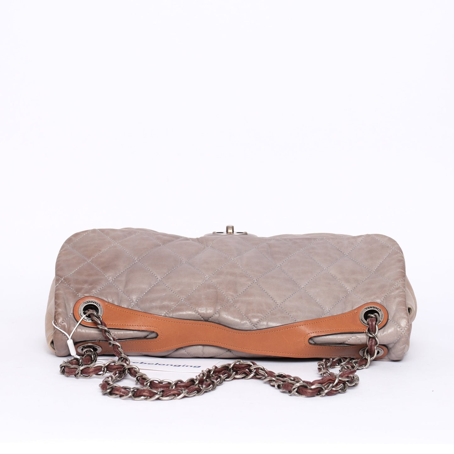Chanel Jumbo Gray & Brown ‘In The Mix’ Matelasse 2-Way Maxi Flap