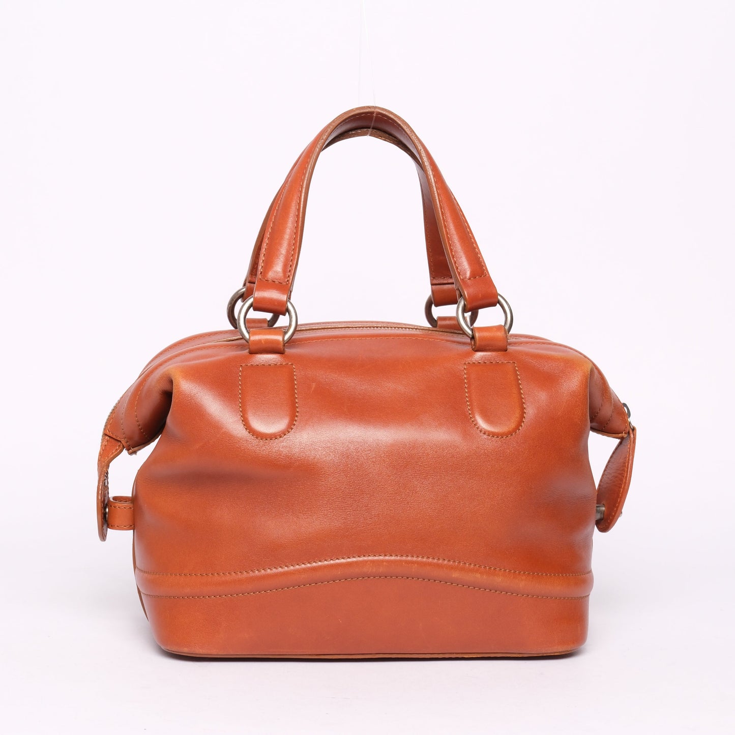 Chanel 2006 Brown Lambskin Leather Boston Doctor Bag