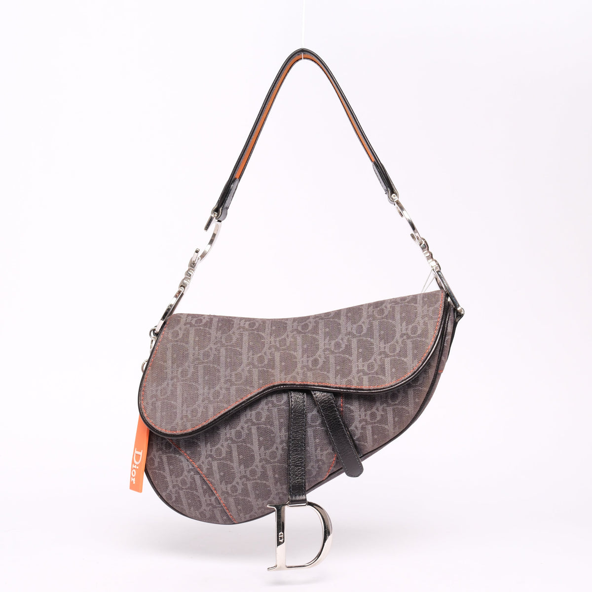 Christian Dior Denim Monogram Flight Saddle