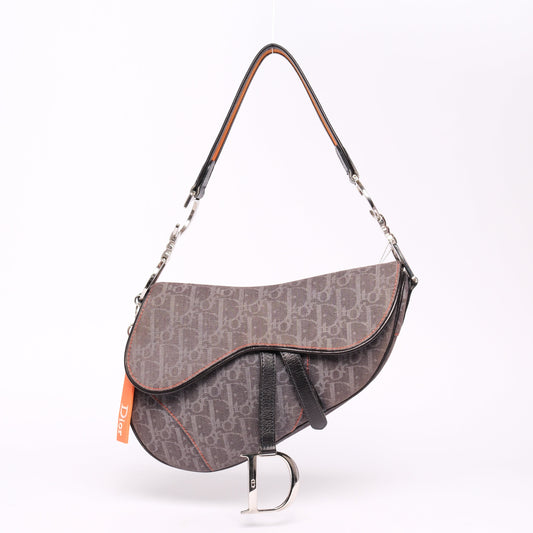 Christian Dior Denim Monogram Flight Saddle