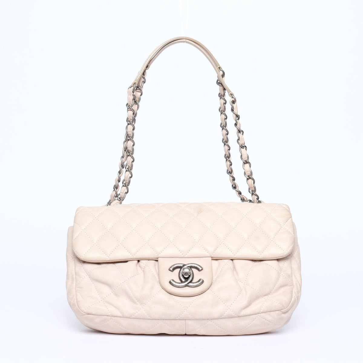 Chanel Ivory Glazed Calfskin Small Flap Bag