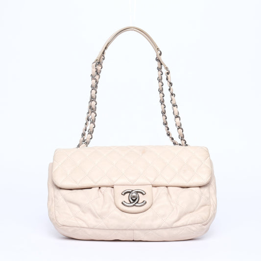 Chanel Ivory Glazed Calfskin Small Flap Bag