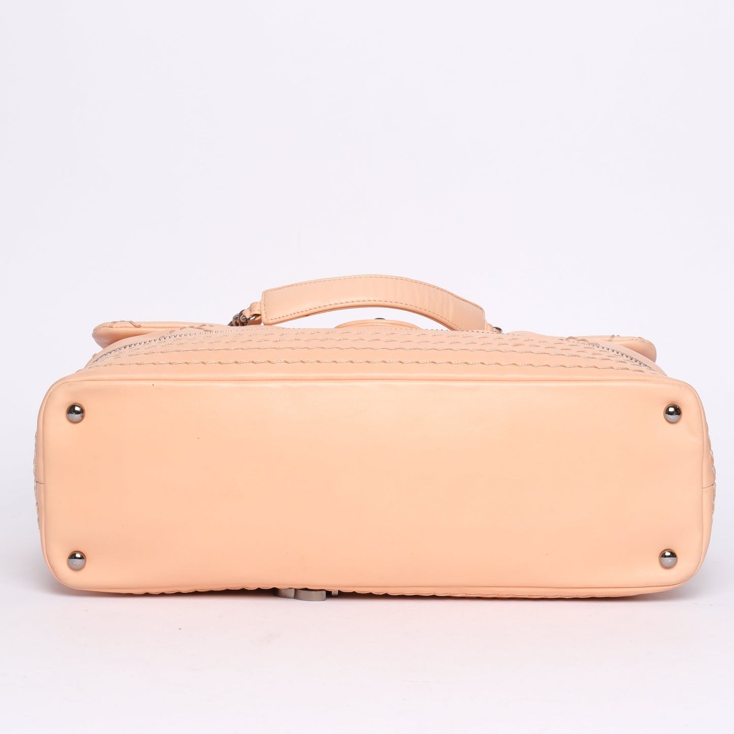 Chanel Pale Pink Quilted Calfskin Expandable Ligne Flap Bag