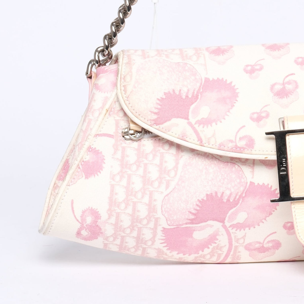 Christian Dior Pink & White Cherry Blossom Shoulder Bag
