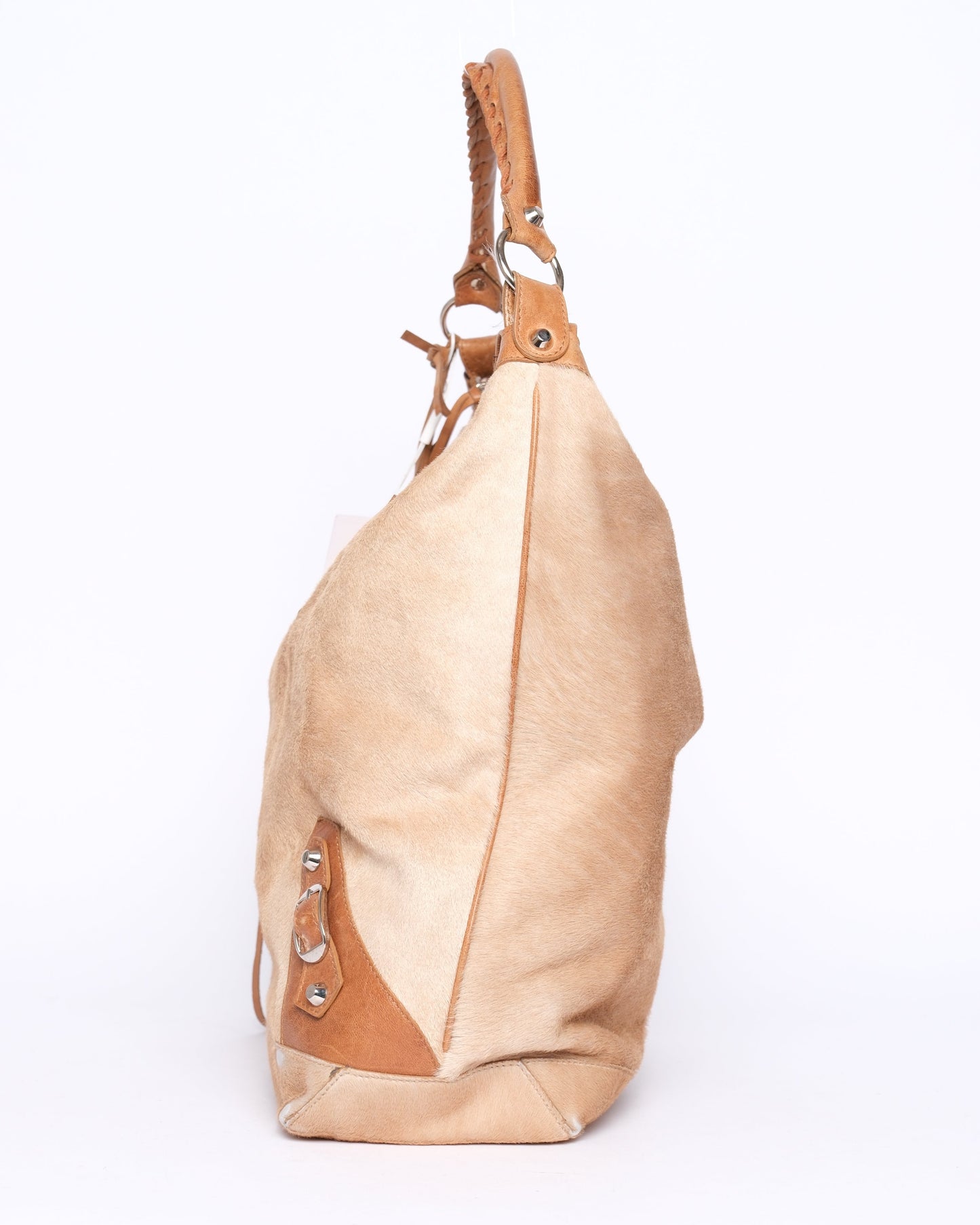 Balenciaga Ponyhair Beige Day City Bag
