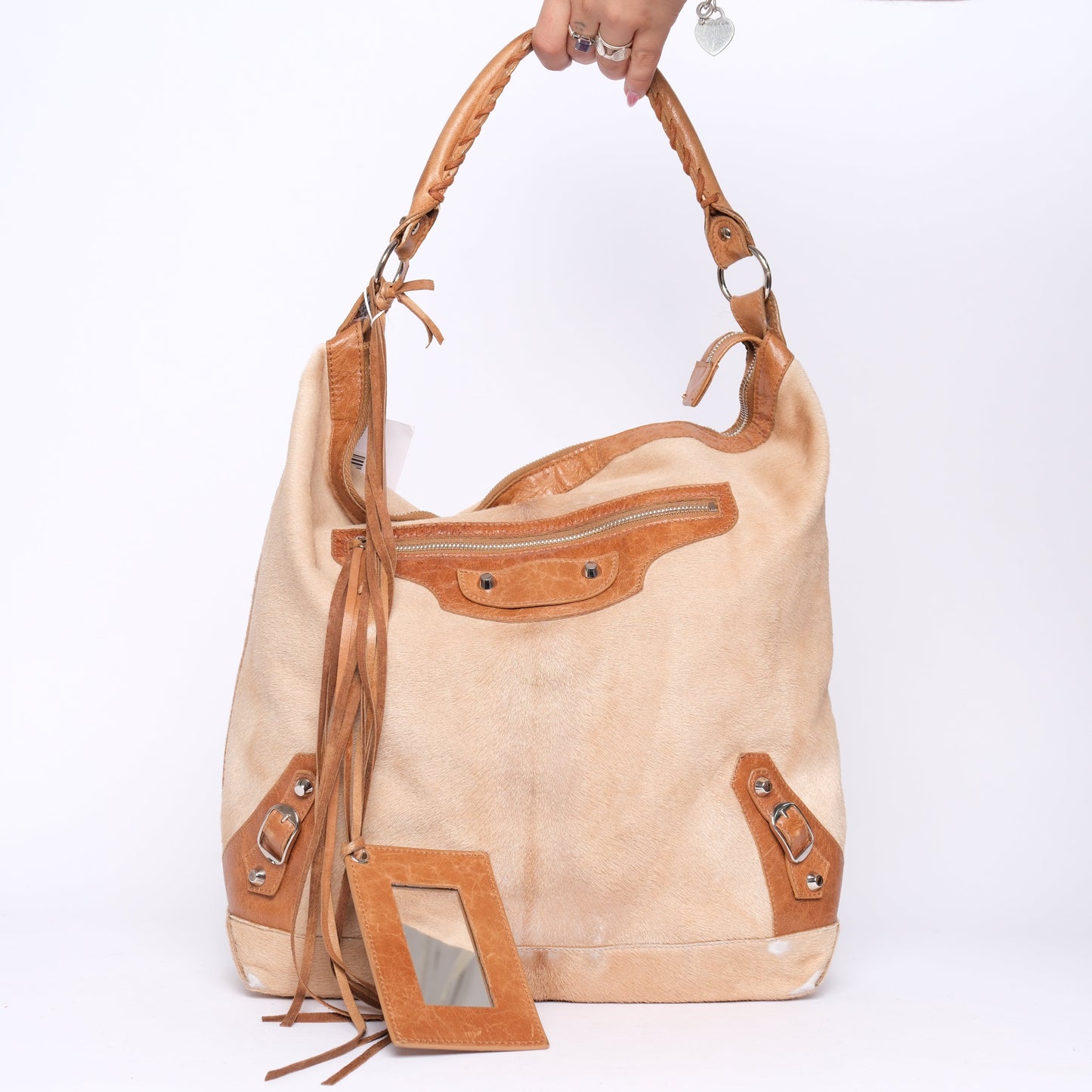Balenciaga Ponyhair Beige Day City Bag