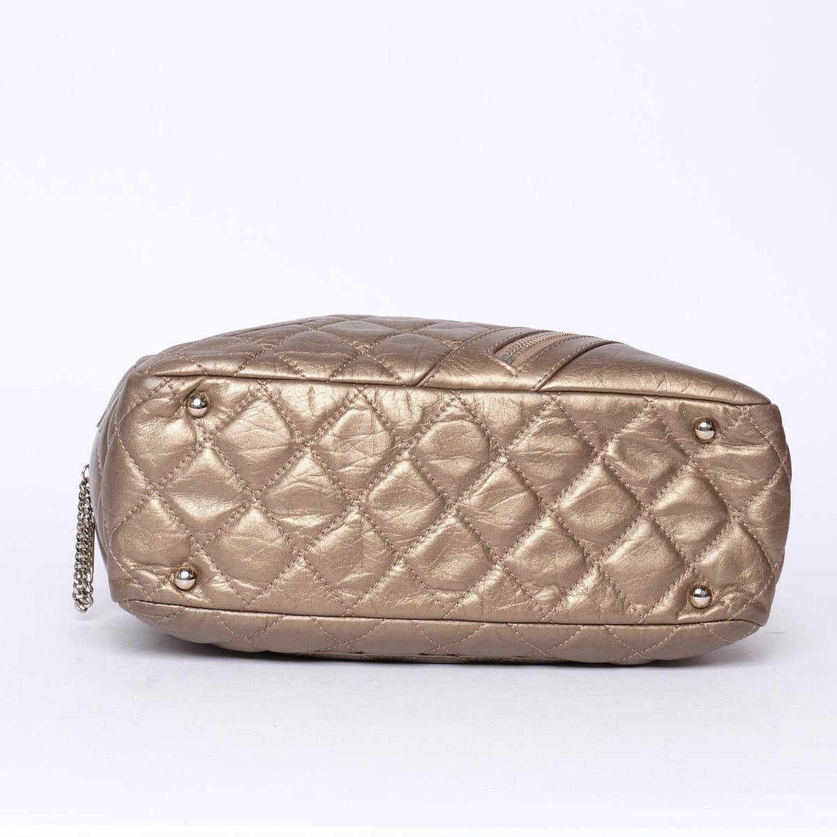 Chanel Gold Cambon Cotton Club Boston Bag