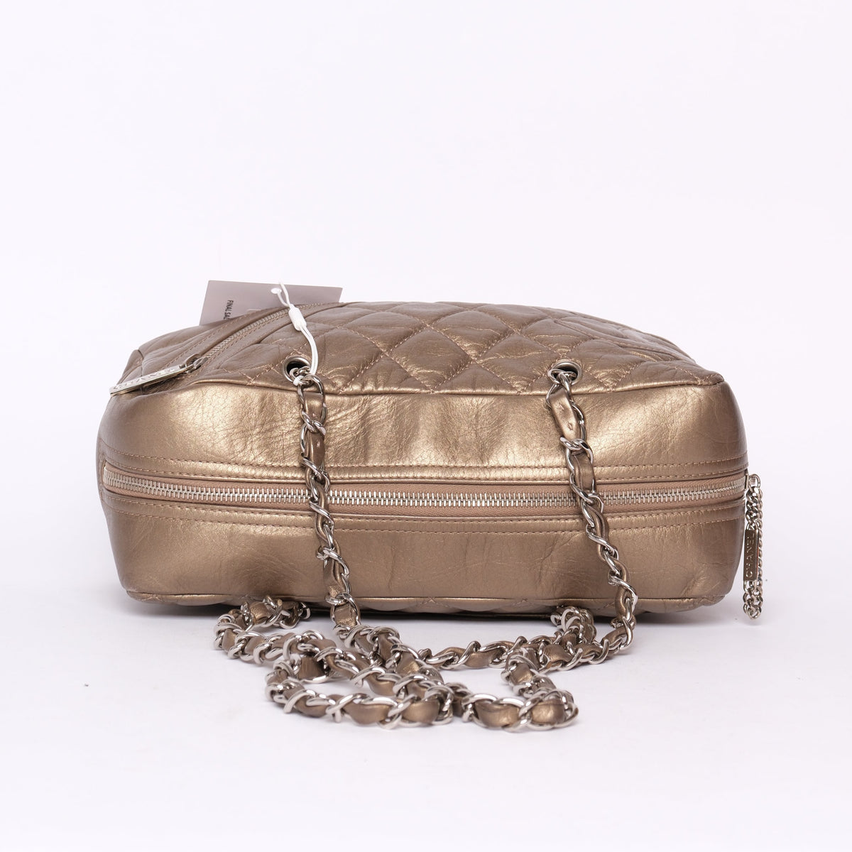 Chanel Gold Cambon Cotton Club Boston Bag