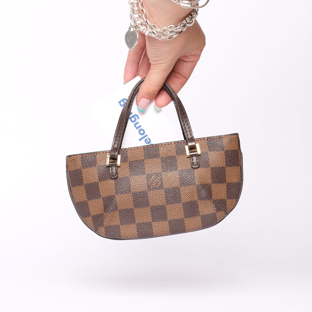 Louis Vuitton Brown Damier Ebene Manosque GM Mini Bag