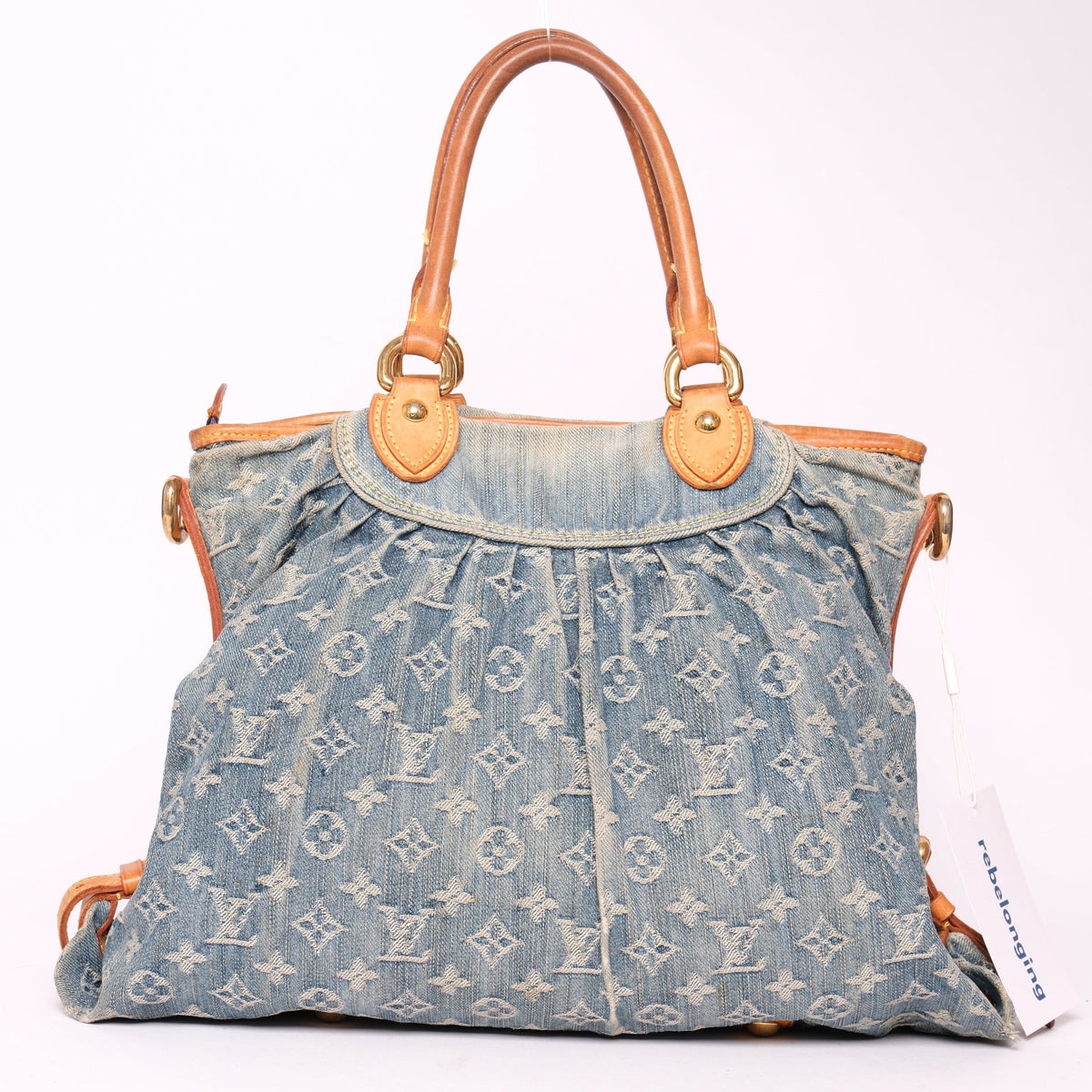 Louis Vuitton Blue Denim Neo Cabby GM Shoulder Bag
