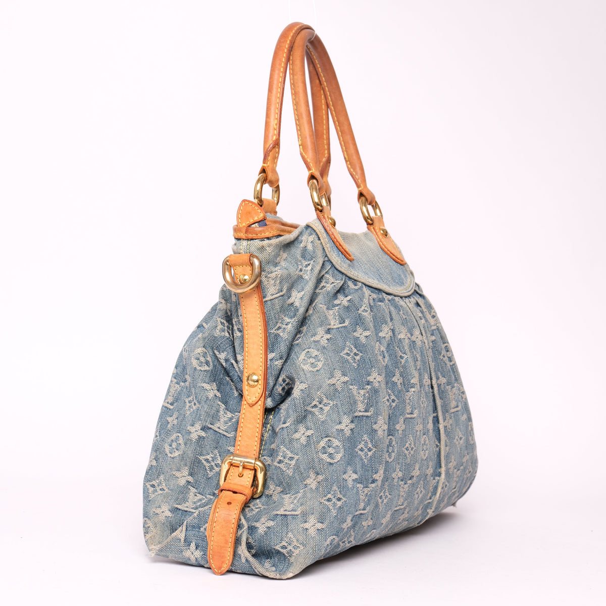 Louis Vuitton Blue Denim Neo Cabby GM Shoulder Bag