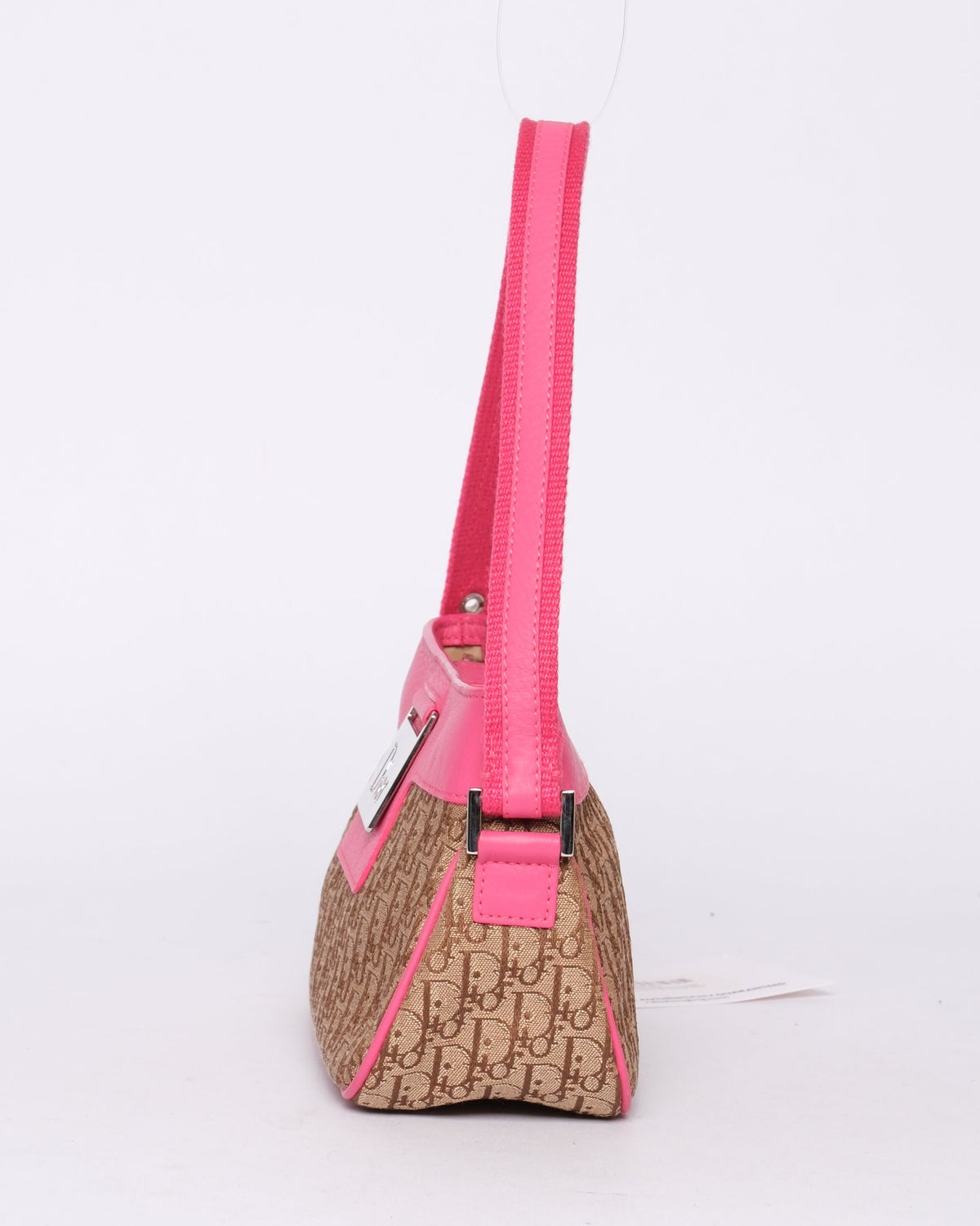 Christian Dior Pink Oblique Trotter Monogram Pochette Shoulder Bag