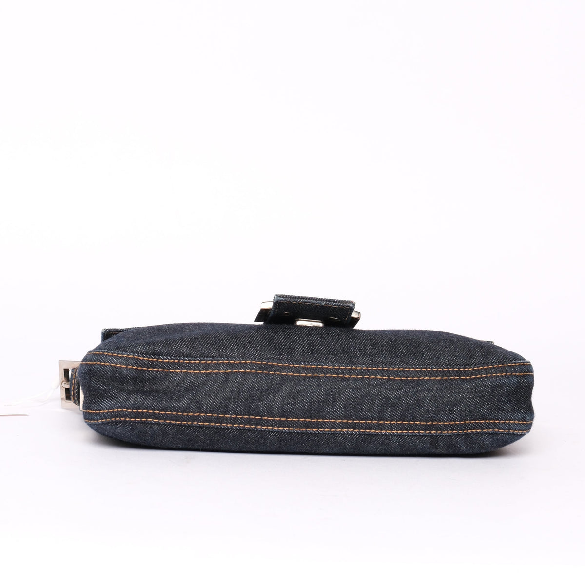 Fendi Denim Baguette Shoulder Bag SHW
