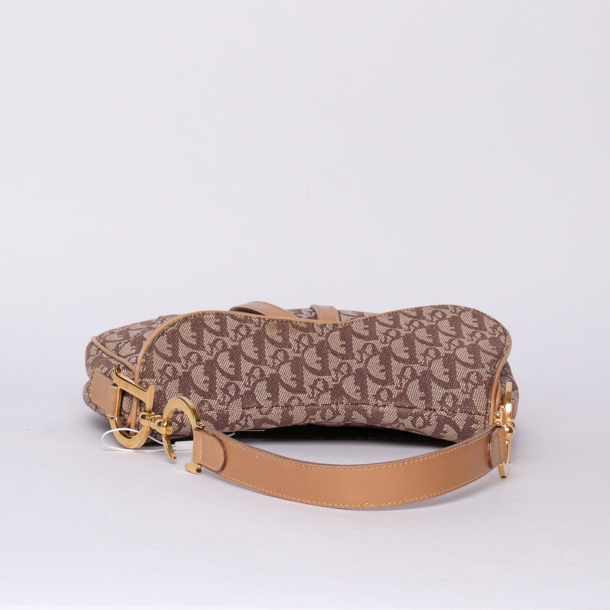 Christian Dior Love Brown Monogram Double Saddle