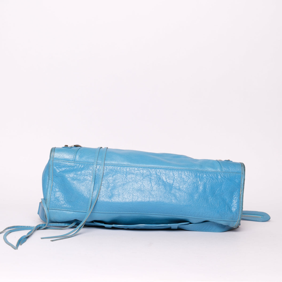 Balenciaga Sky Blue City Bag w/ Silver Hardware