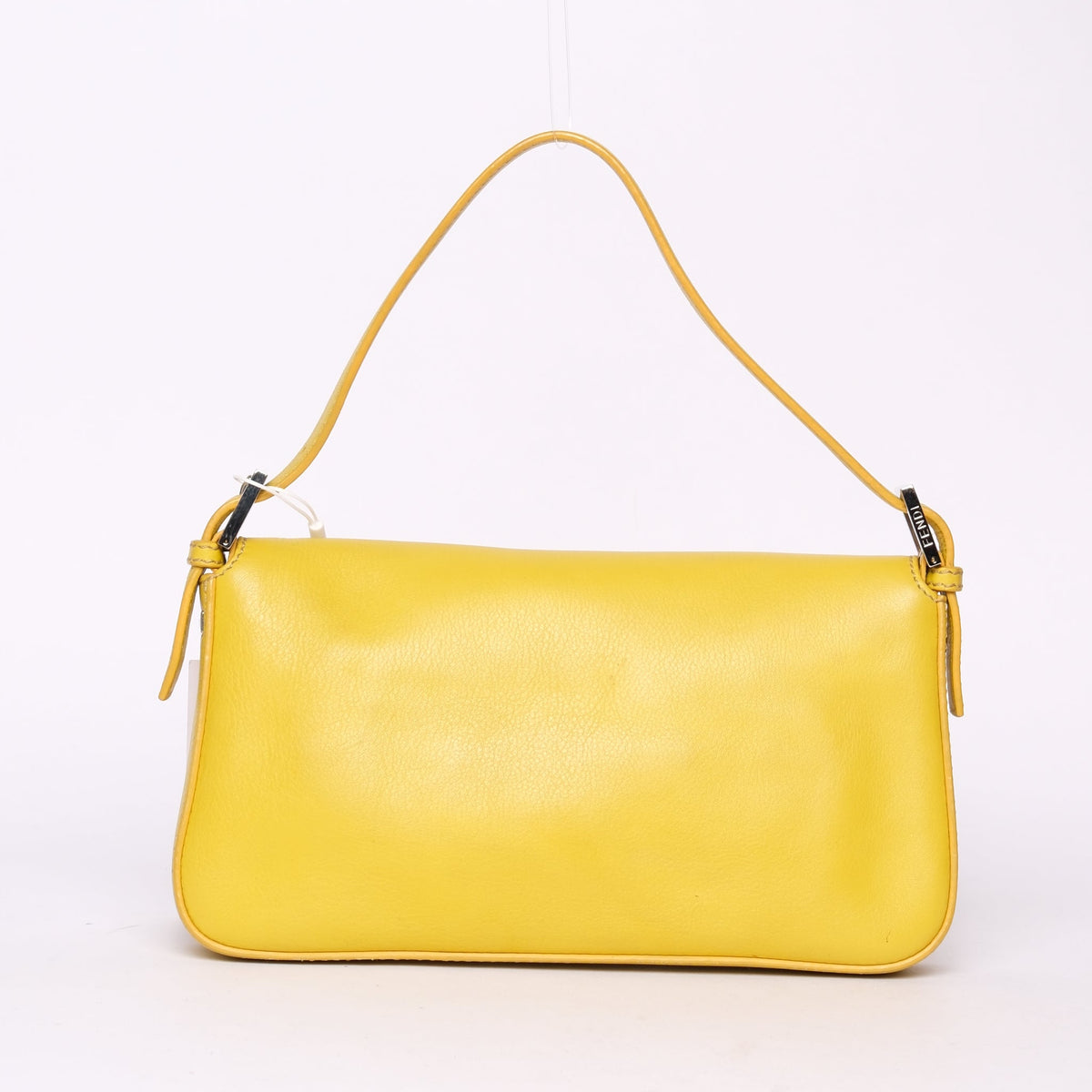 Fendi Yellow Leather Baguette