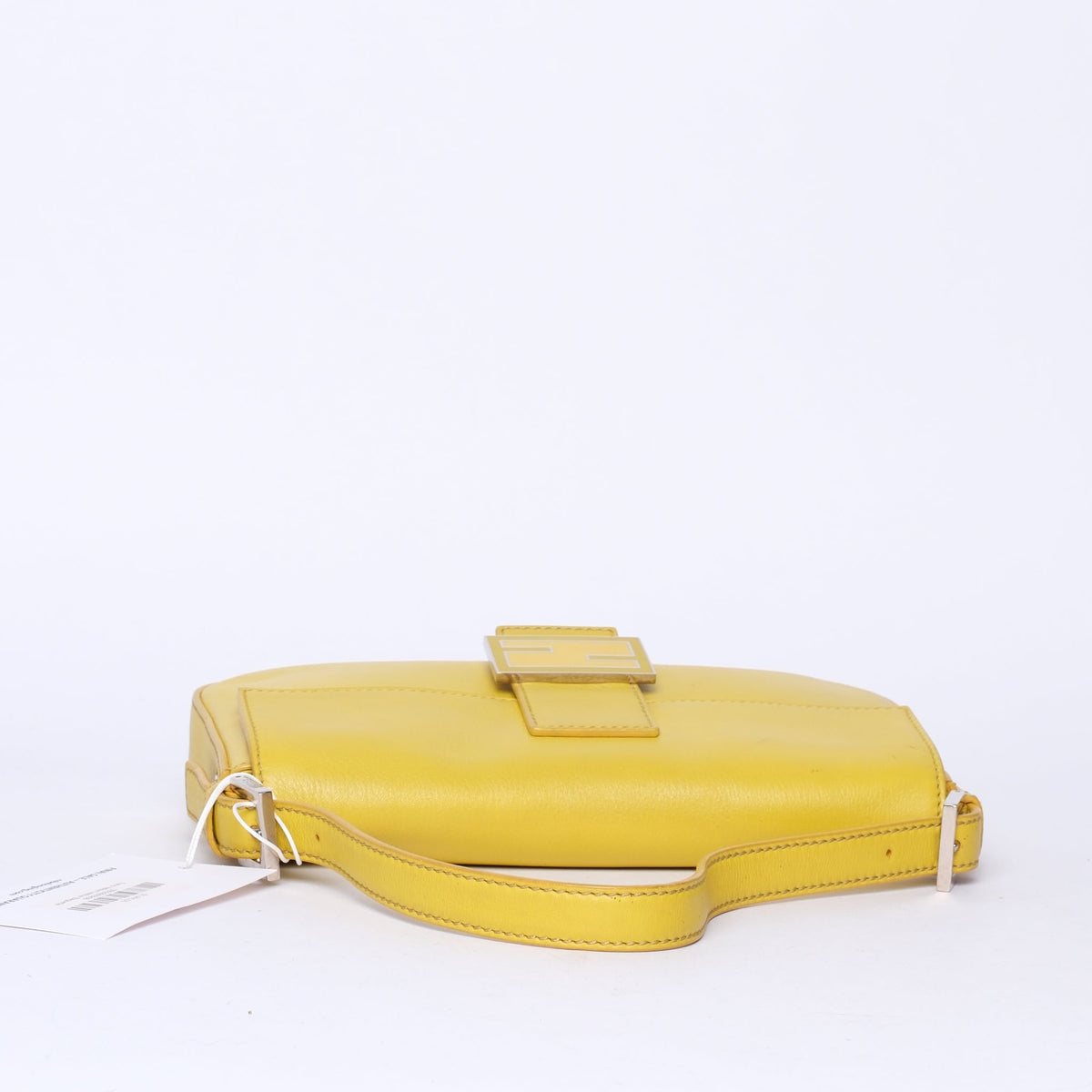 Fendi Yellow Leather Baguette