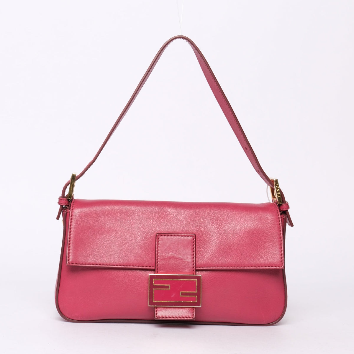 Fendi Dark Red Baguette