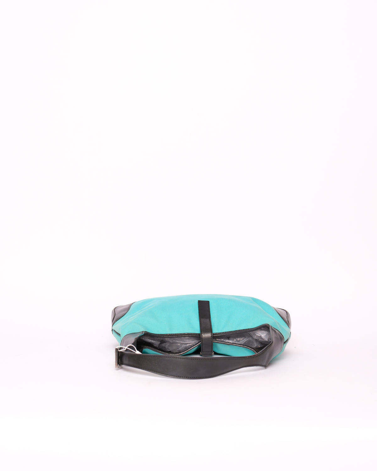Gucci Turquoise Canvas & Leather Jackie Bardot Shoulder Bag