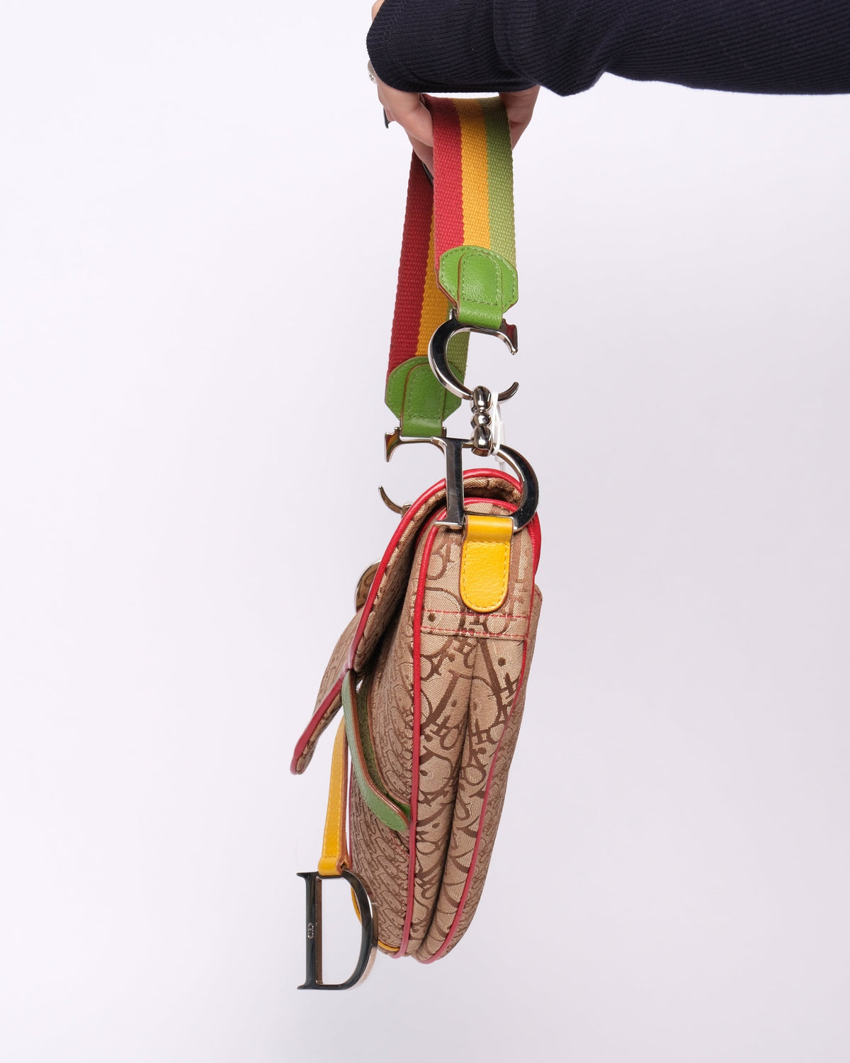 Christian Dior Galliano Era Rasta Saddle Bag