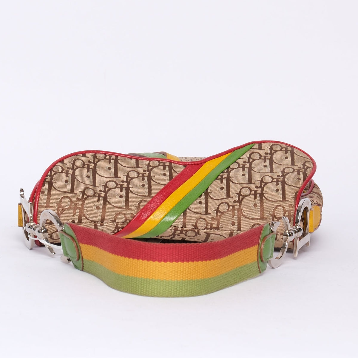 Christian Dior Galliano Era Rasta Saddle Bag