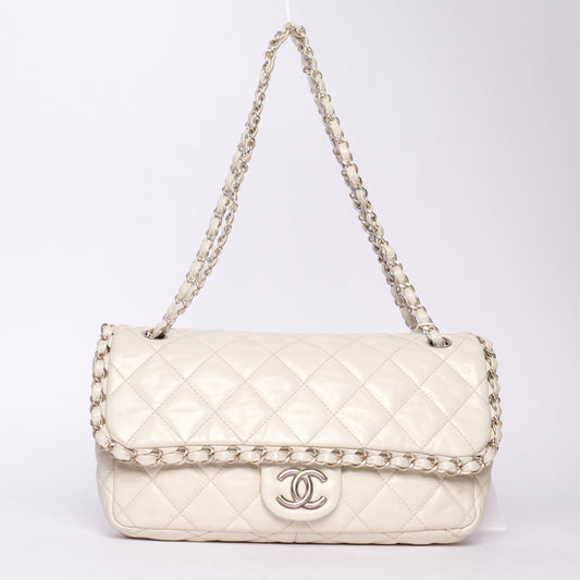 Chanel Ivory Chain Me Shoulder Flap