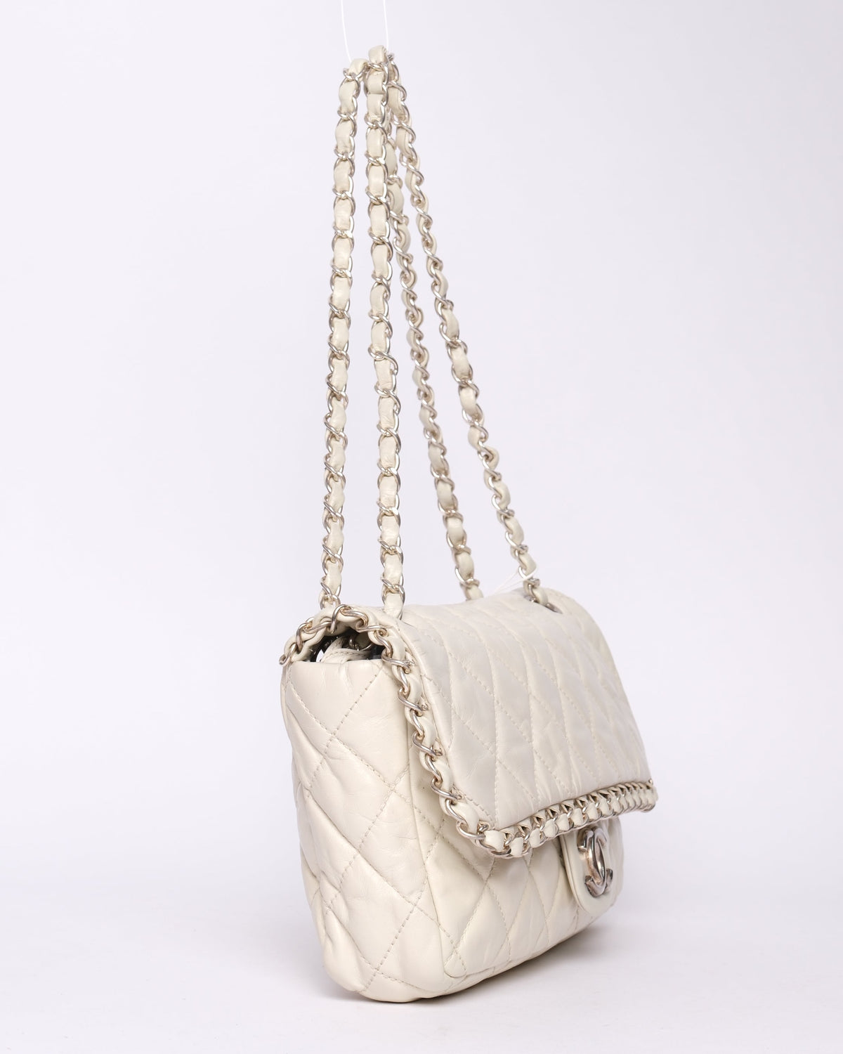 Chanel Ivory Chain Me Shoulder Flap