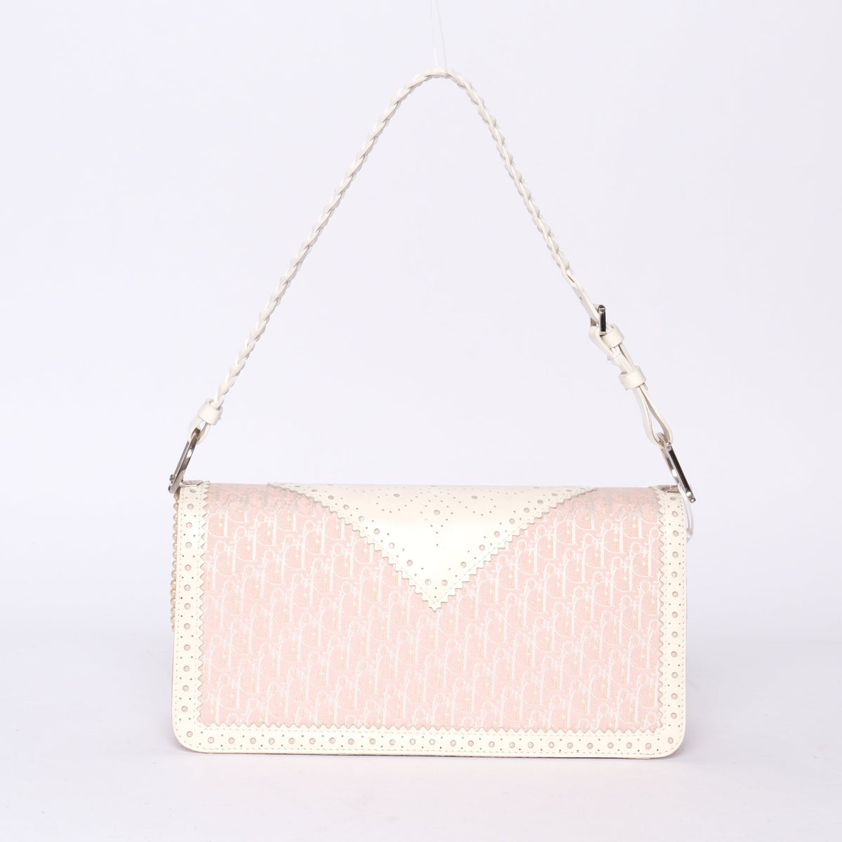 Christian Dior Pink Monogram Pearl D’Trick Bag