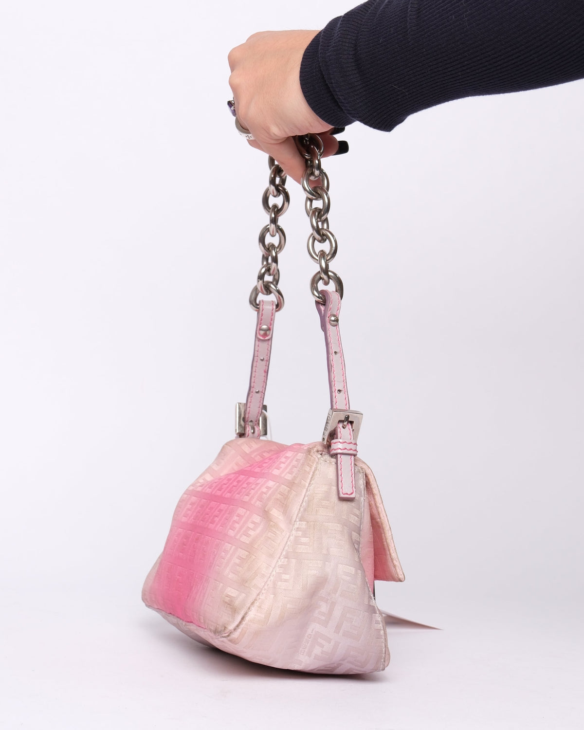 Fendi Ombre Pink Zucchino Mini Mama Baguette