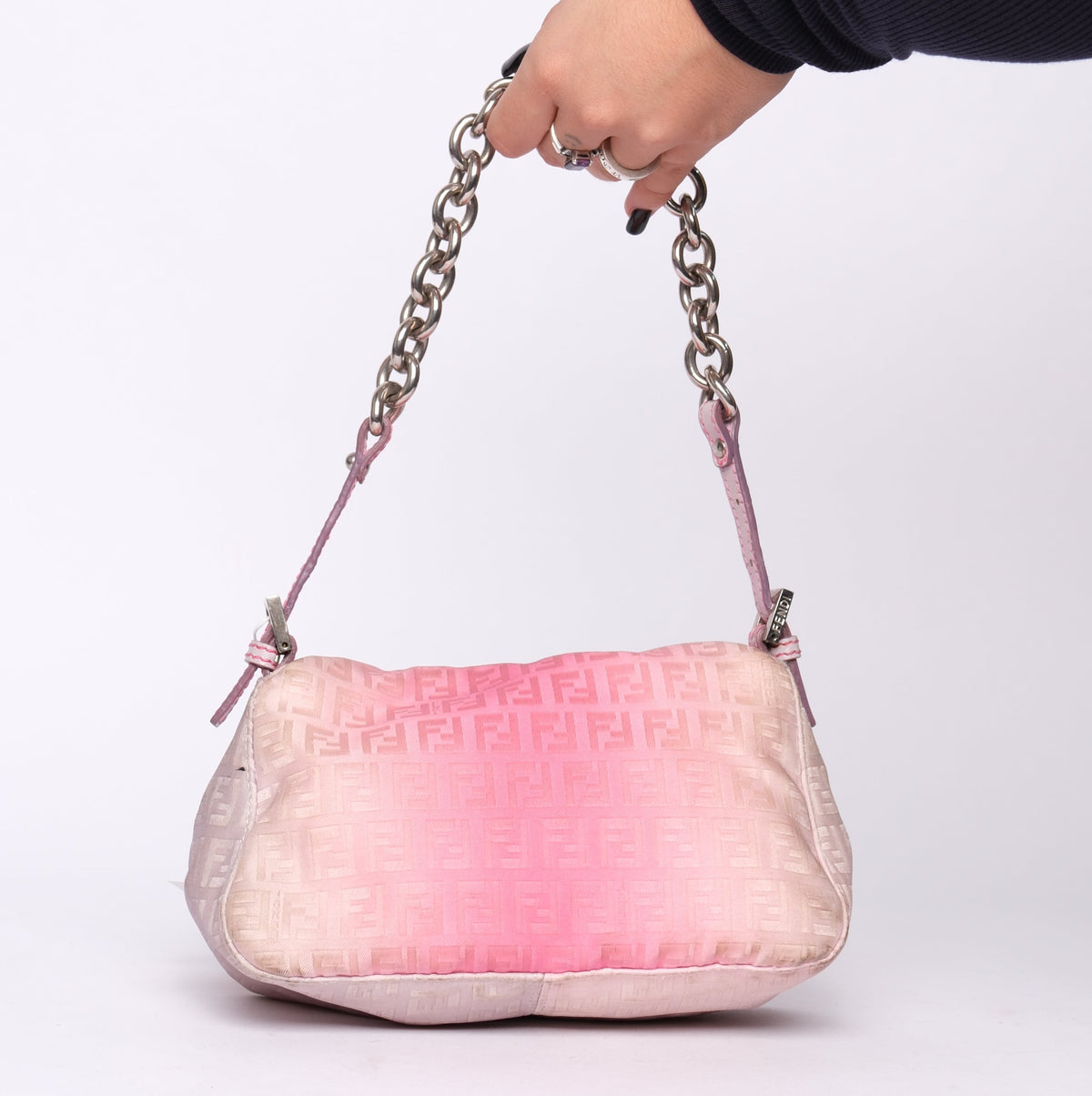 Fendi Ombre Pink Zucchino Mini Mama Baguette