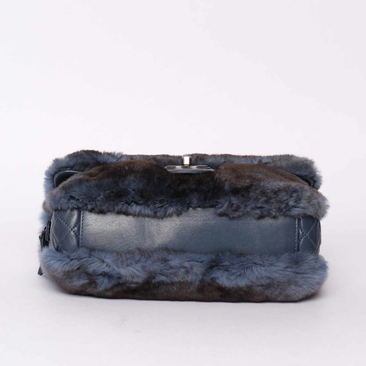 Chanel Ombre Blue Rabbit Zip Flap Bag
