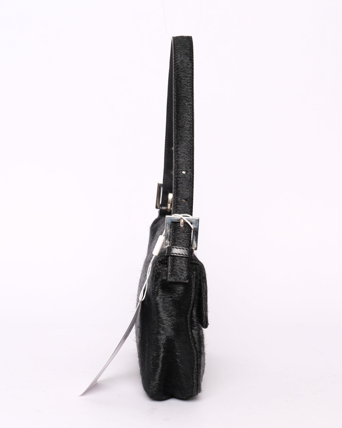 Fendi Black Ponyhair Baguette