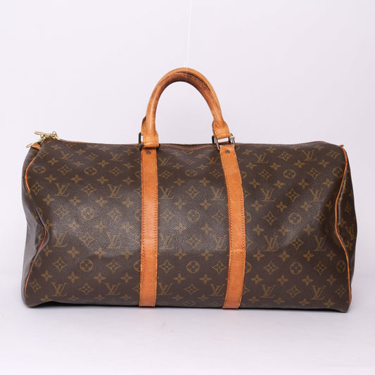 Louis Vuitton Keepall 55 Monogram Duffle Bag