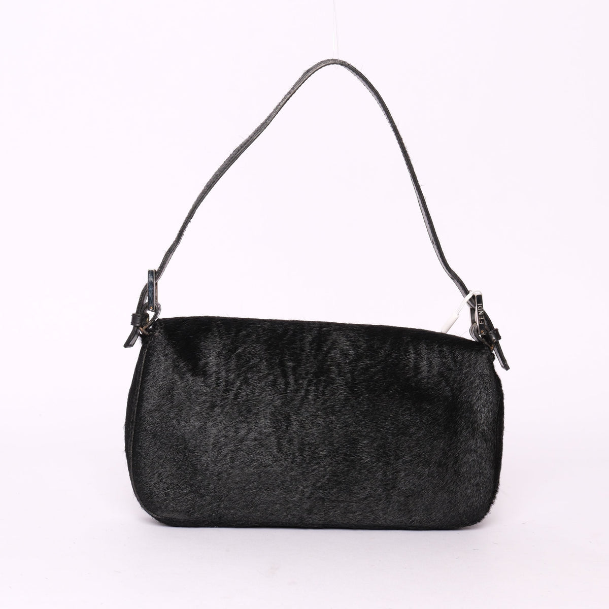 Fendi Black Ponyhair Baguette