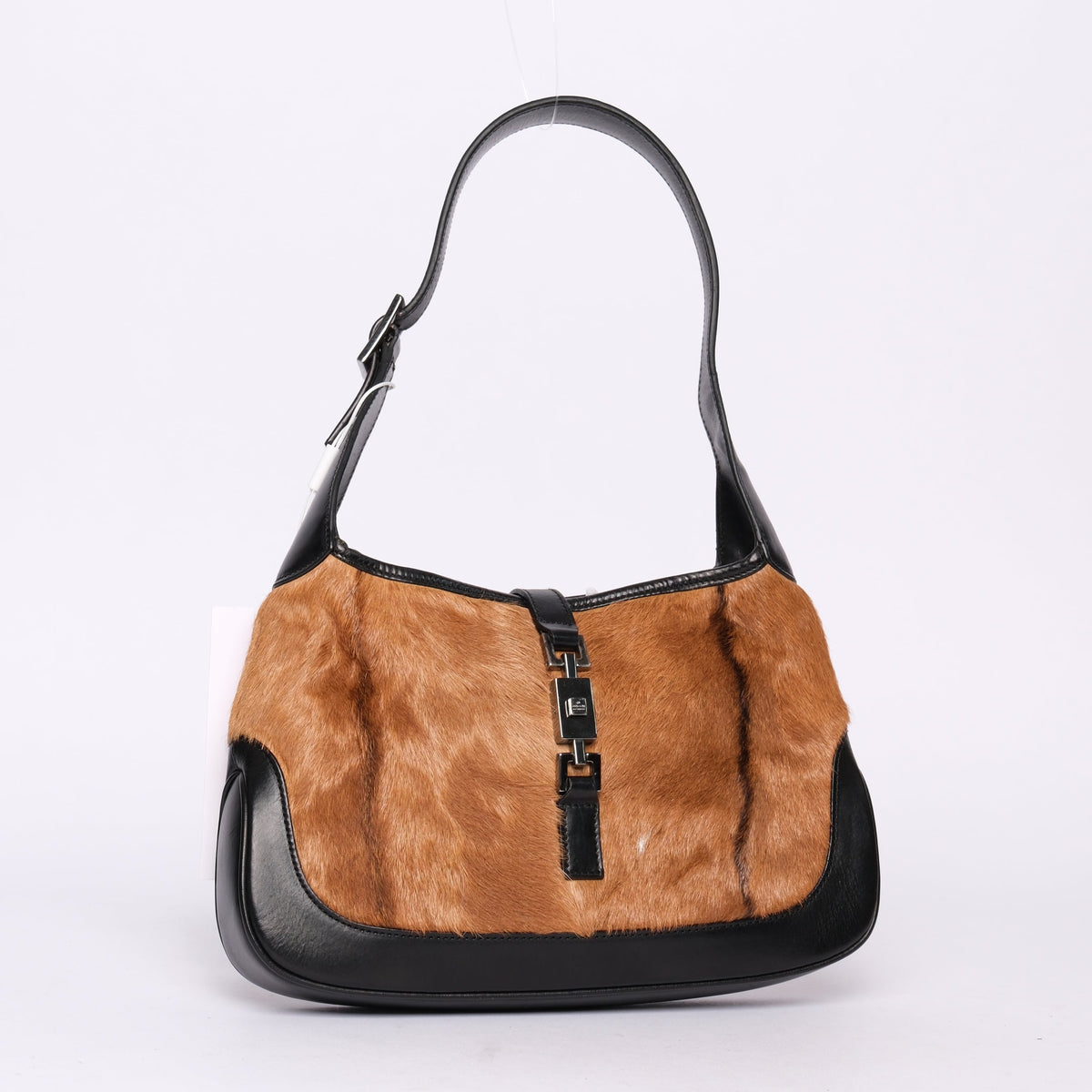 RARE Gucci Goat Fur Small Jackie Shoulder Bag