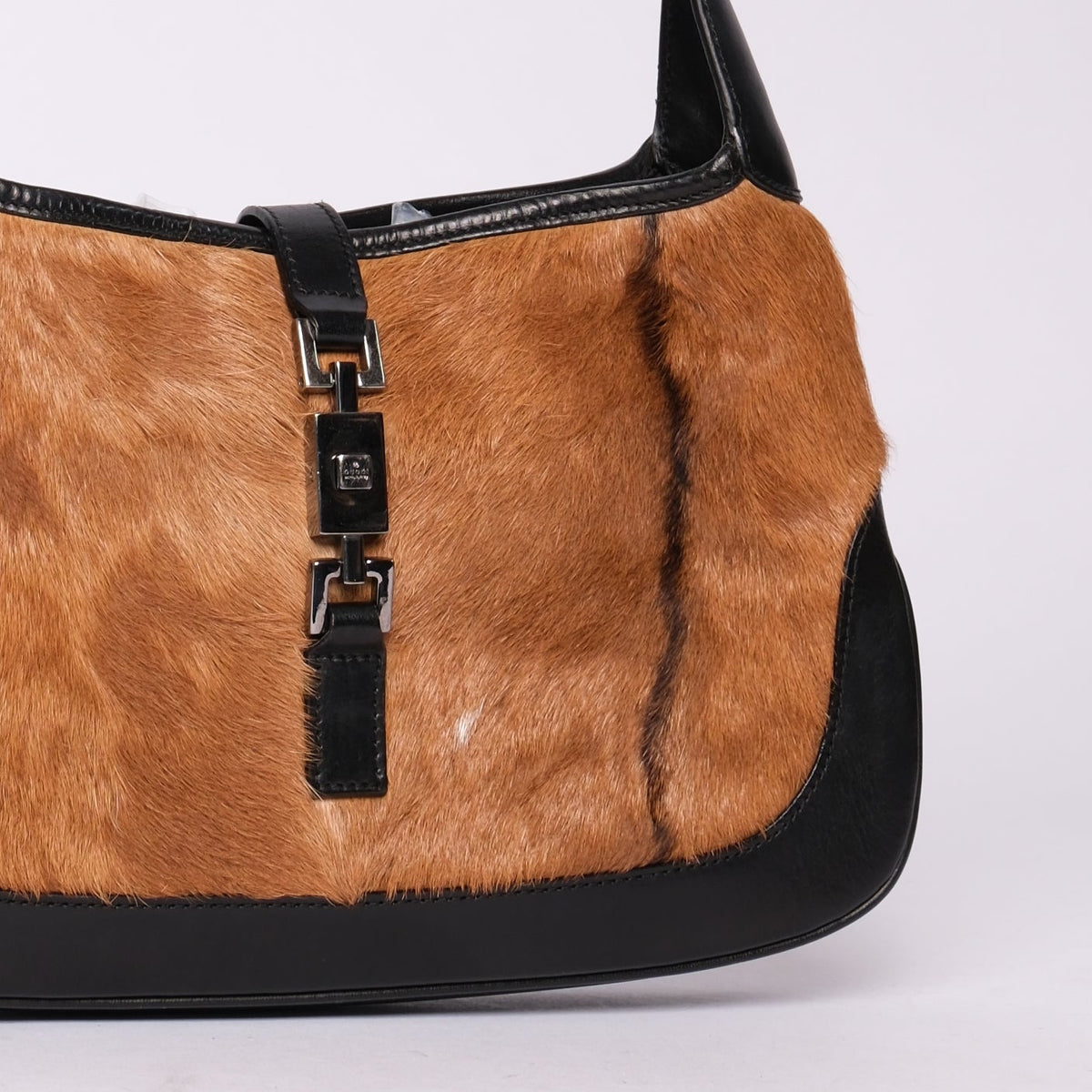 RARE Gucci Goat Fur Small Jackie Shoulder Bag