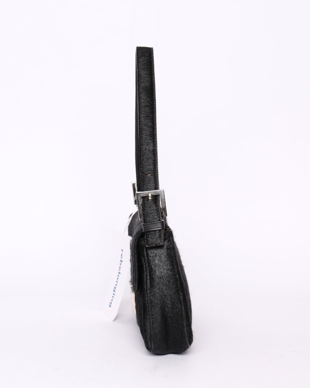 Fendi Black Ponyhair Baguette