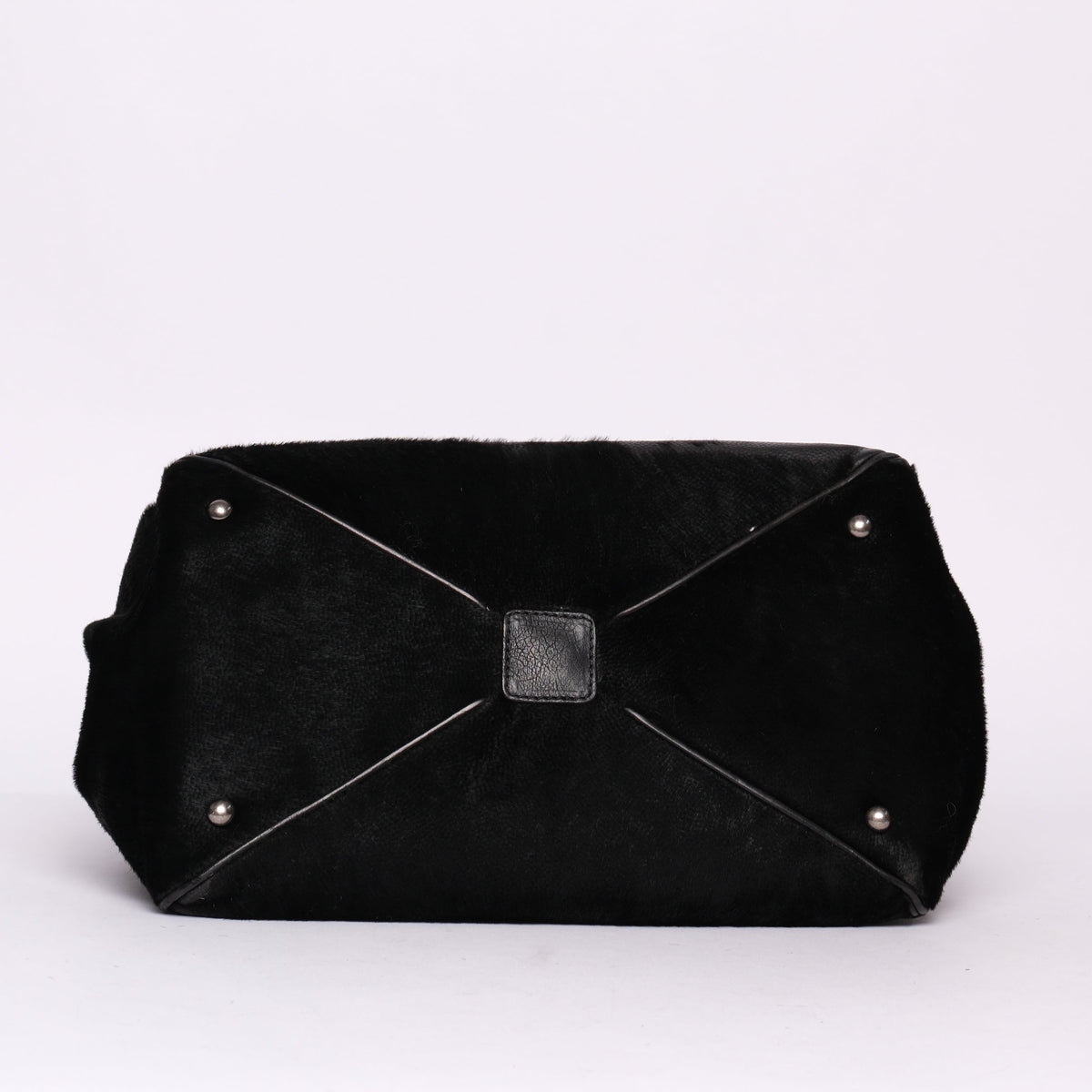 Chanel Black Pony-Hair & Leather Tote Bag