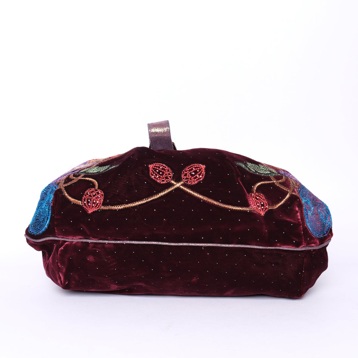 RARE Fendi Velour Squirrel Detail Multicolor Spy Bag