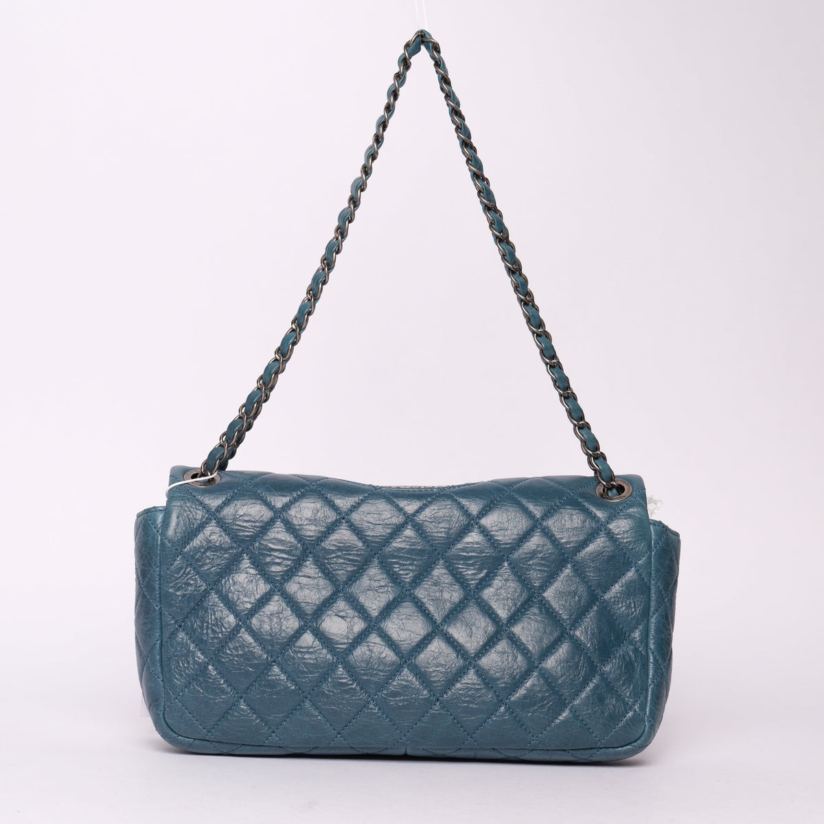 Chanel Blue Paris-Dallas Plaque Double Flap