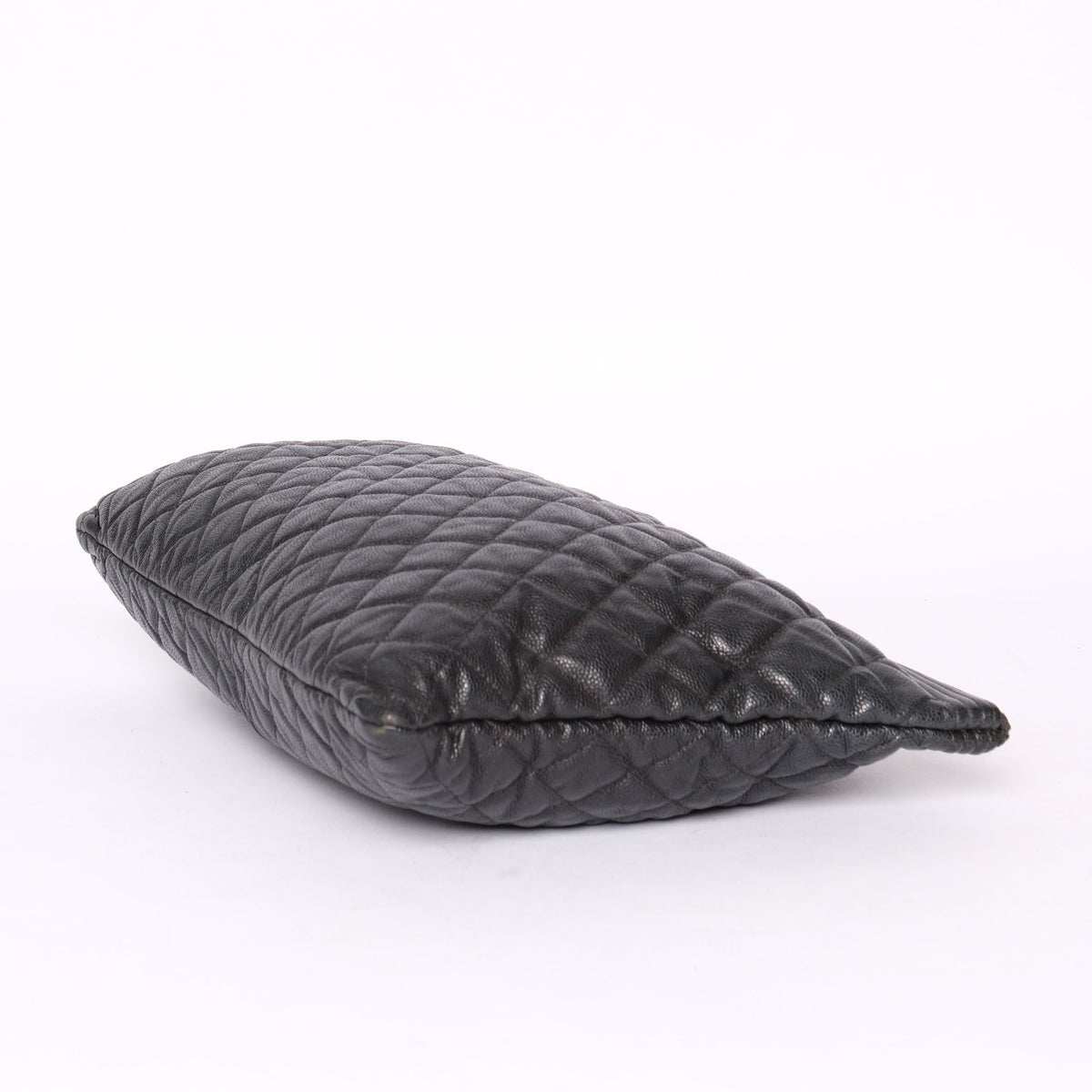 Chanel Caviar Leather Large Boy Clutch