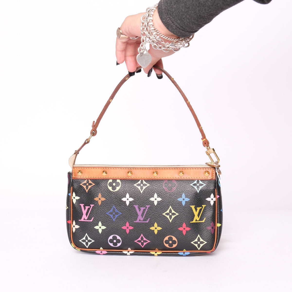 Louis Vuitton Black Multicolor Pochette Accessories