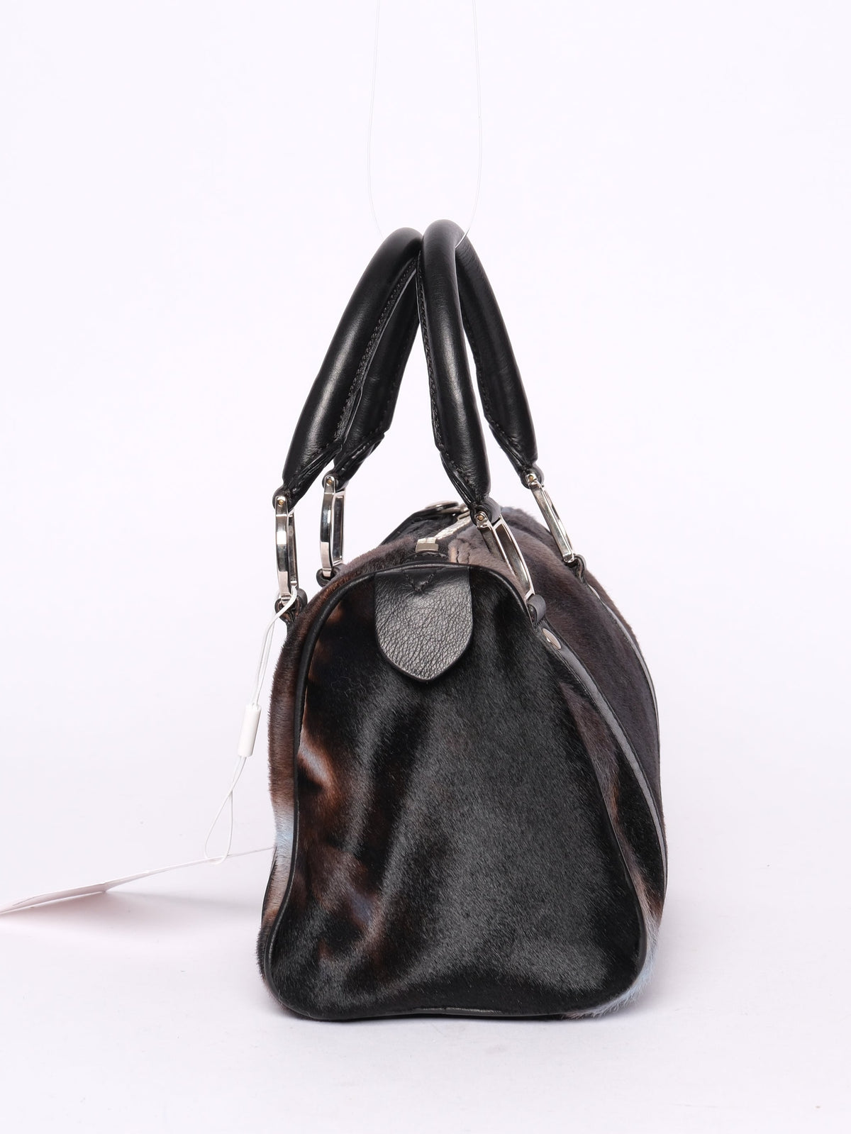 Christian Dior Multicolored Pony-Hair Boston Bag