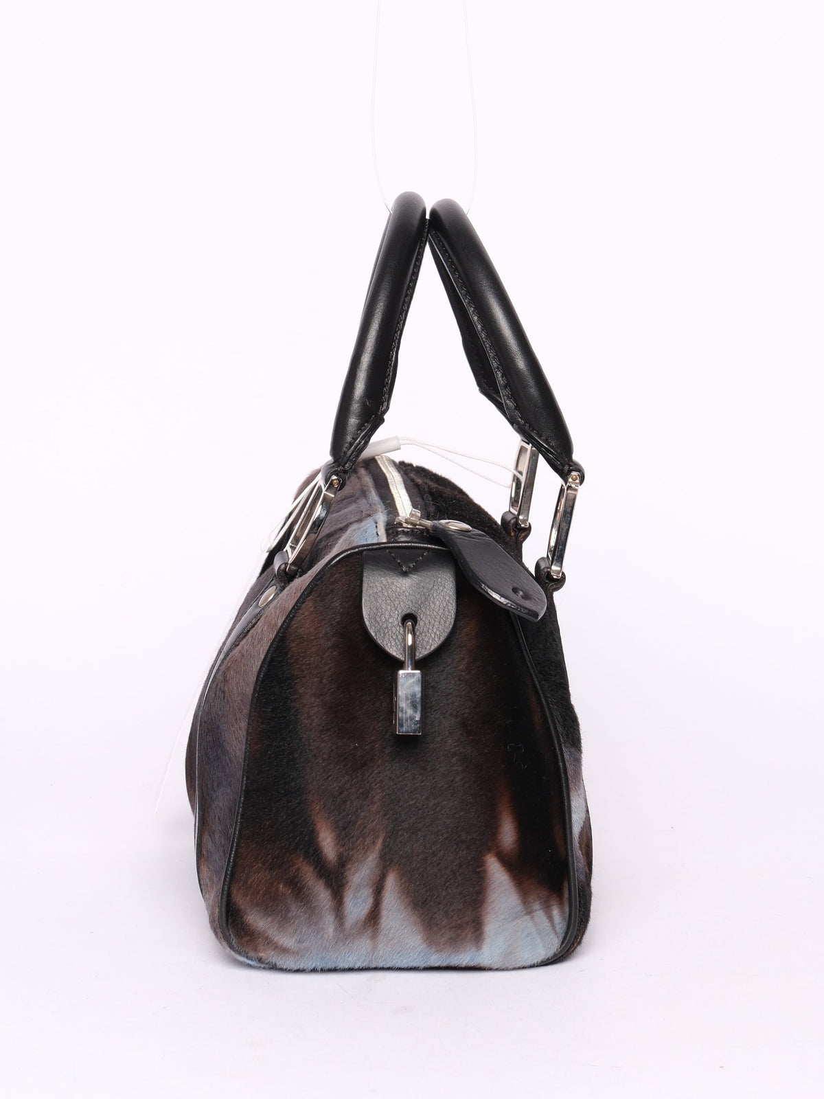Christian Dior Multicolored Pony-Hair Boston Bag
