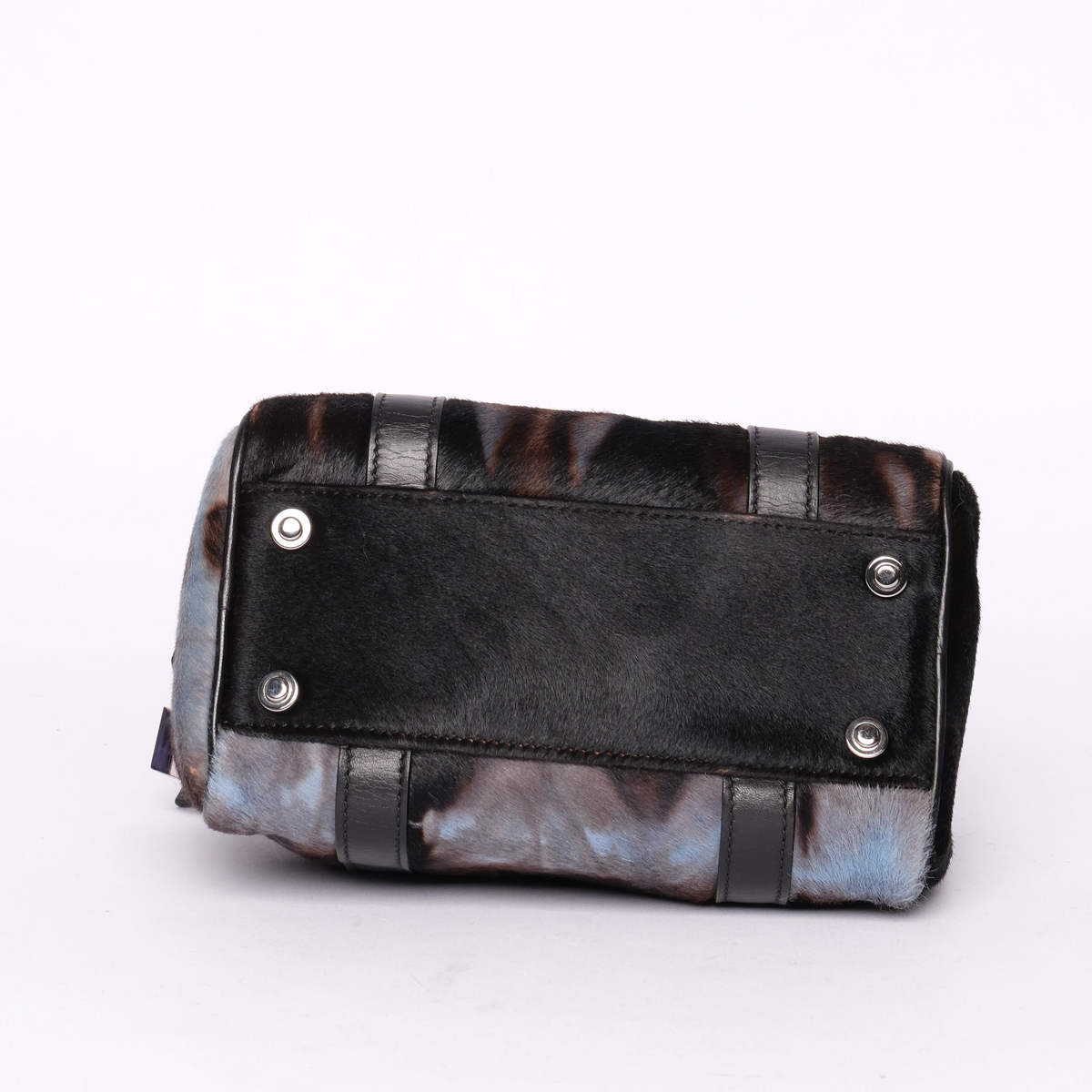 Christian Dior Multicolored Pony-Hair Boston Bag